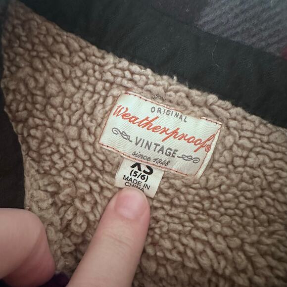 Weatherproof Vintage Youth Fleece Sherpa Lined Jacket - Picture 4 of 5